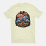 Blue Tiger Pumpkin-Mens-Basic-Tee-glitchygorilla