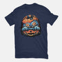 Blue Tiger Pumpkin-Mens-Basic-Tee-glitchygorilla