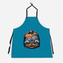 Blue Tiger Pumpkin-Unisex-Kitchen-Apron-glitchygorilla