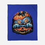 Blue Tiger Pumpkin-None-Fleece-Blanket-glitchygorilla