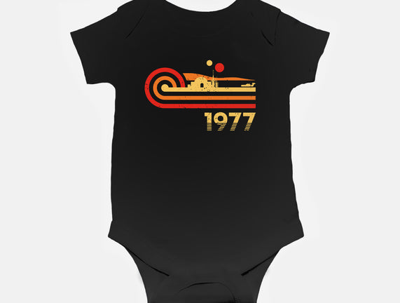 Retro Vintage Desert Planet