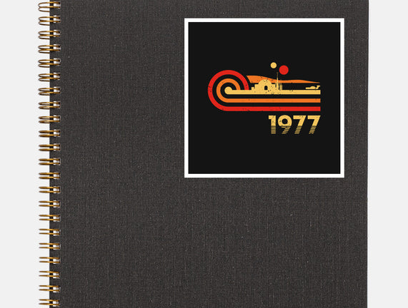 Retro Vintage Desert Planet