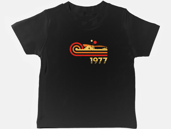 Retro Vintage Desert Planet