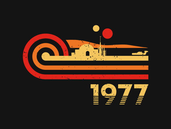 Retro Vintage Desert Planet