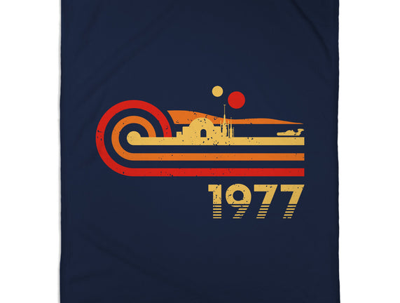 Retro Vintage Desert Planet