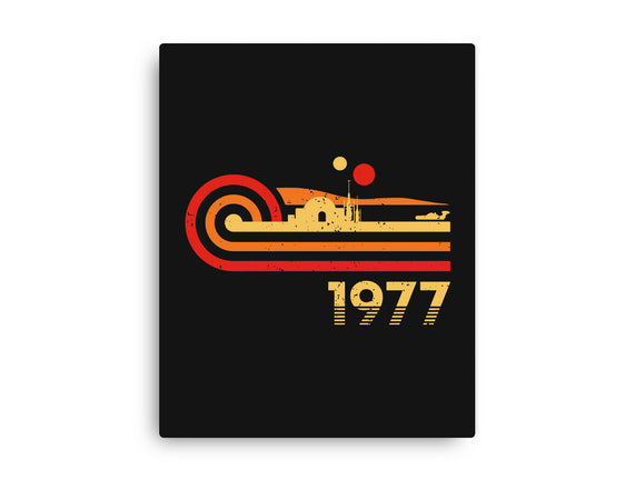 Retro Vintage Desert Planet