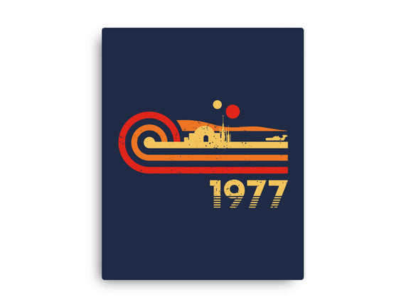 Retro Vintage Desert Planet