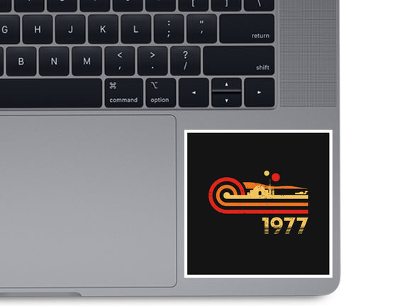 Retro Vintage Desert Planet