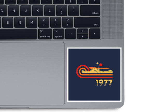 Retro Vintage Desert Planet