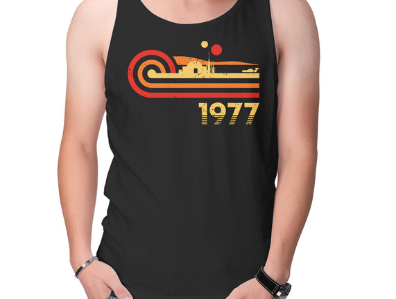 Retro Vintage Desert Planet