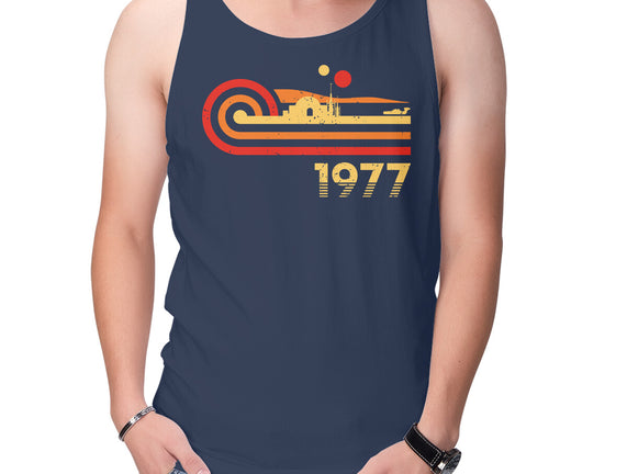 Retro Vintage Desert Planet