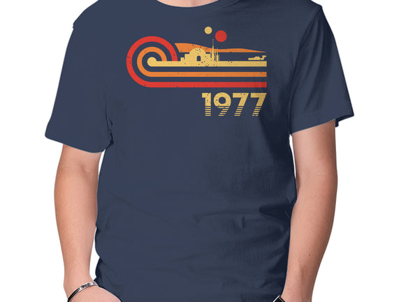 Retro Vintage Desert Planet