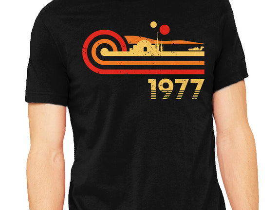 Retro Vintage Desert Planet