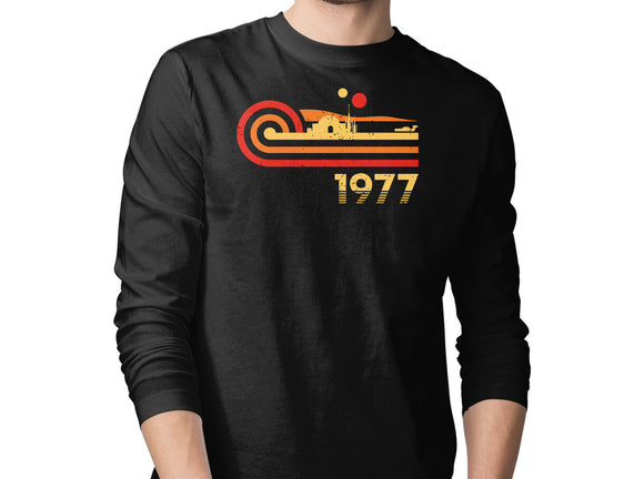 Retro Vintage Desert Planet