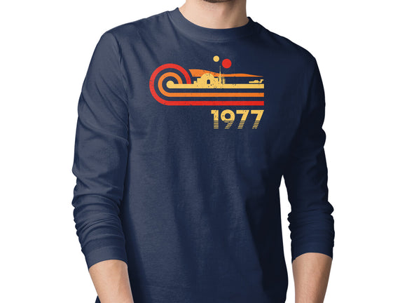 Retro Vintage Desert Planet