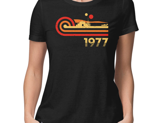 Retro Vintage Desert Planet