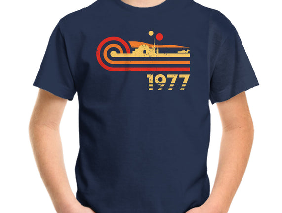 Retro Vintage Desert Planet