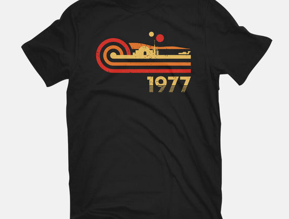 Retro Vintage Desert Planet