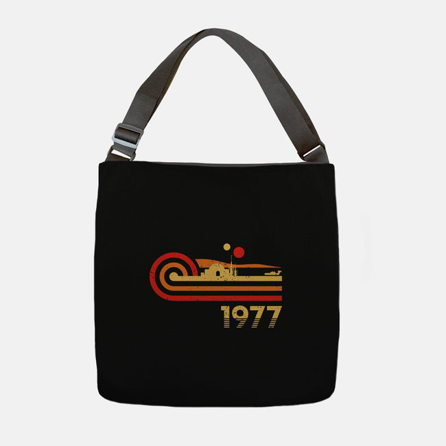 Retro Vintage Desert Planet-None-Adjustable Tote-Bag-retrodivision