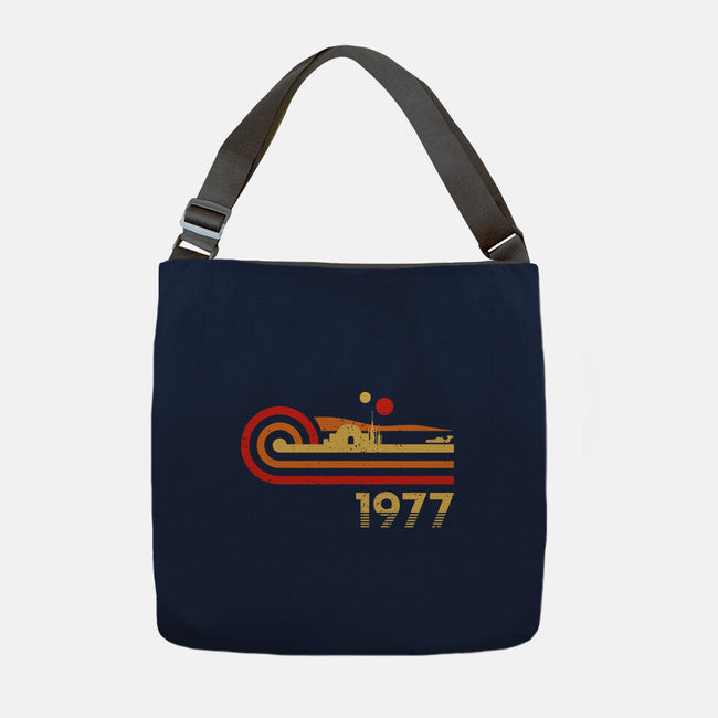 Retro Vintage Desert Planet-None-Adjustable Tote-Bag-retrodivision