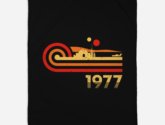 Retro Vintage Desert Planet