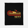 Retro Vintage Desert Planet-None-Fleece-Blanket-retrodivision