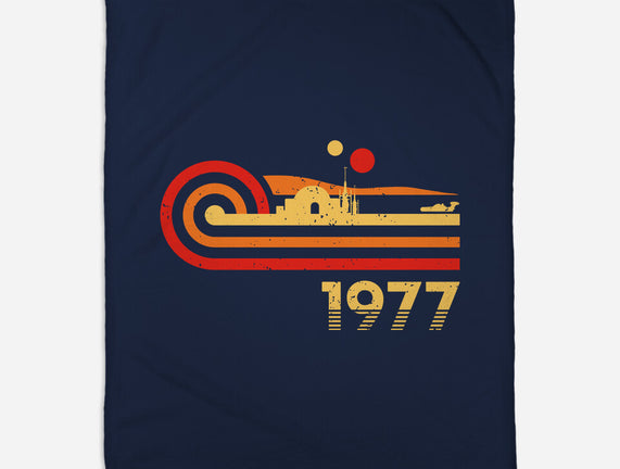 Retro Vintage Desert Planet