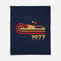 Retro Vintage Desert Planet-None-Fleece-Blanket-retrodivision