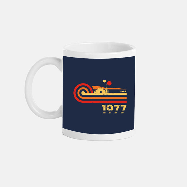 Retro Vintage Desert Planet-None-Mug-Drinkware-retrodivision