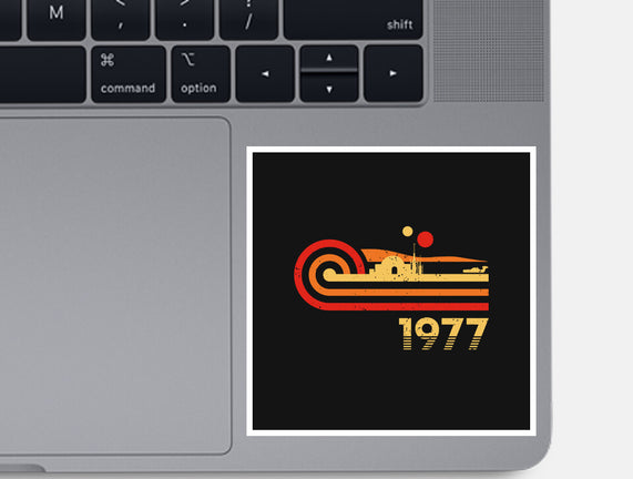 Retro Vintage Desert Planet