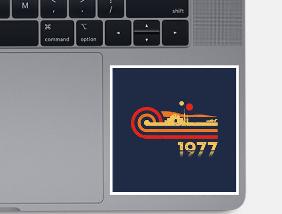 Retro Vintage Desert Planet