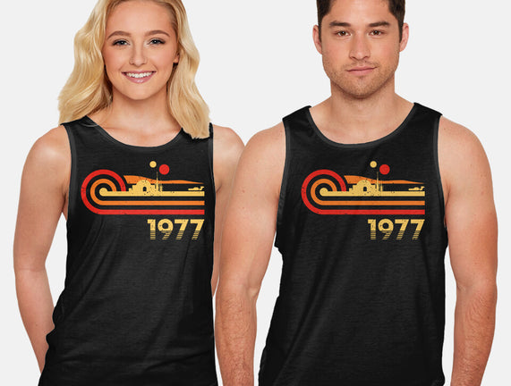 Retro Vintage Desert Planet