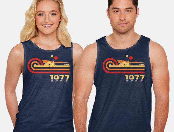 Retro Vintage Desert Planet