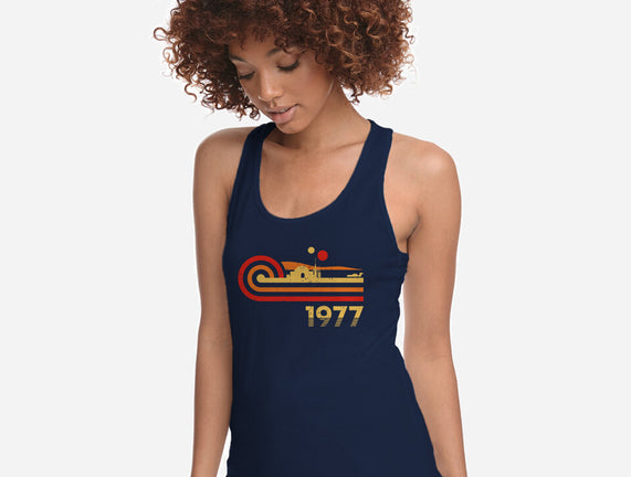 Retro Vintage Desert Planet