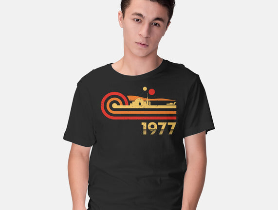 Retro Vintage Desert Planet