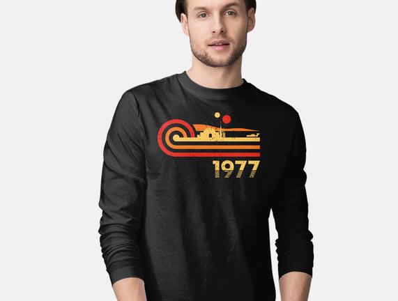 Retro Vintage Desert Planet