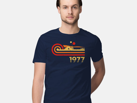 Retro Vintage Desert Planet