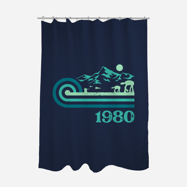 Retro Vintage Base-None-Polyester-Shower Curtain-retrodivision