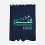 Retro Vintage Base-None-Polyester-Shower Curtain-retrodivision