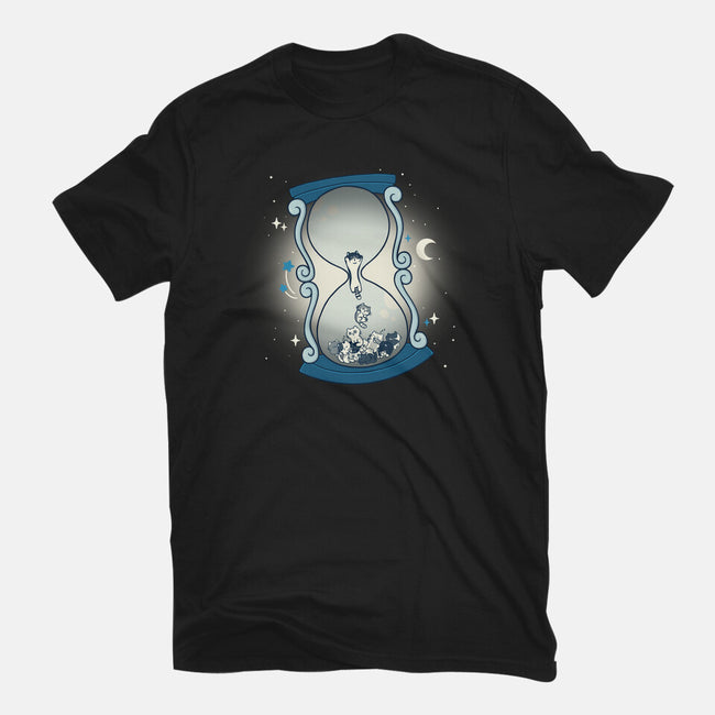 Hourglass Cat-Mens-Basic-Tee-Freecheese