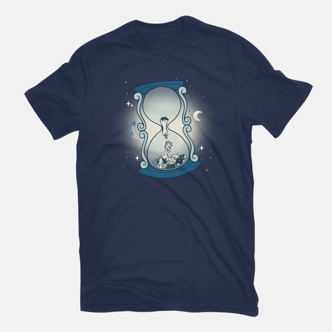 Hourglass Cat-Mens-Basic-Tee-Freecheese