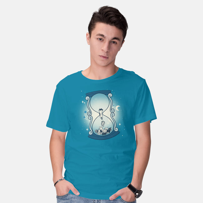 Hourglass Cat-Mens-Basic-Tee-Freecheese