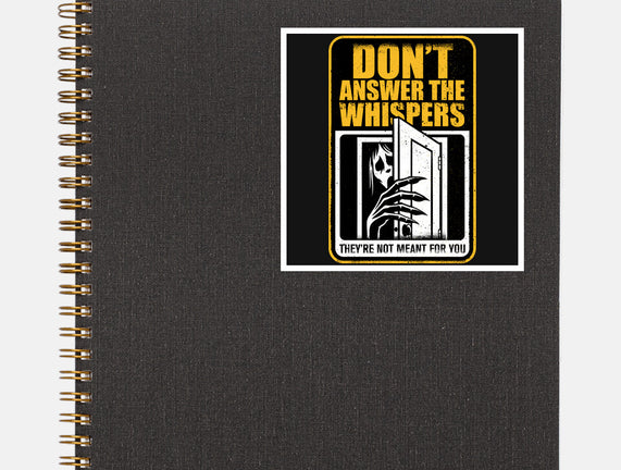 Horror Signs Whisper Darkness