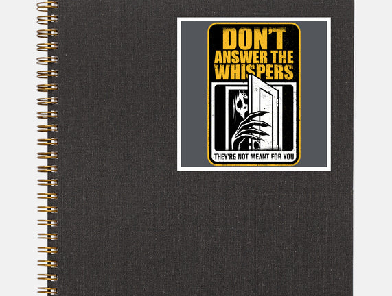 Horror Signs Whisper Darkness