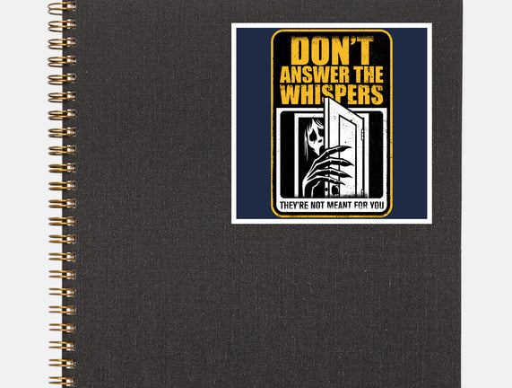 Horror Signs Whisper Darkness