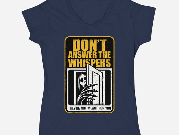 Horror Signs Whisper Darkness