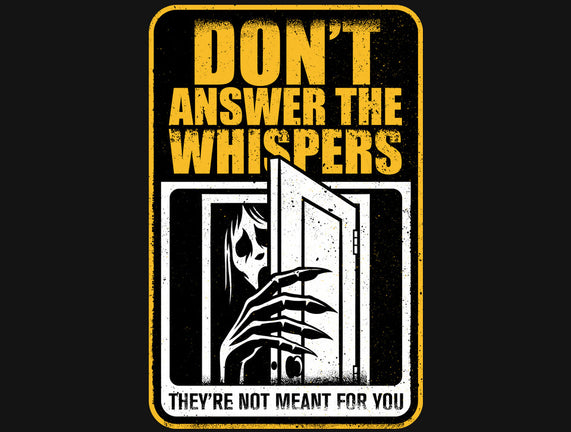 Horror Signs Whisper Darkness