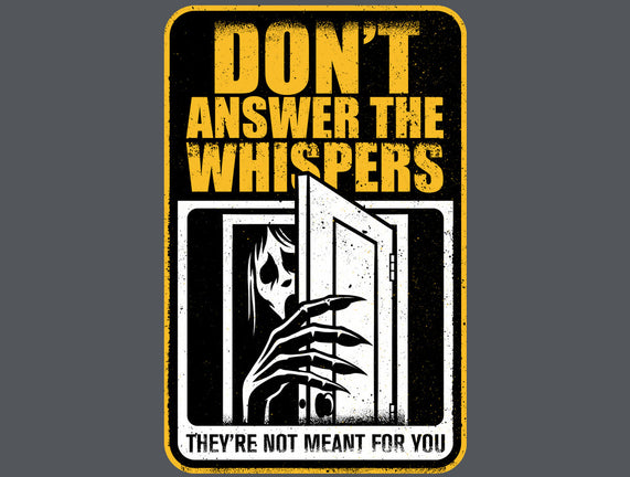 Horror Signs Whisper Darkness