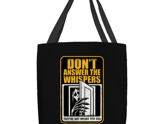 Horror Signs Whisper Darkness