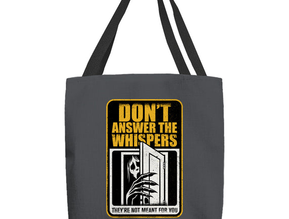 Horror Signs Whisper Darkness